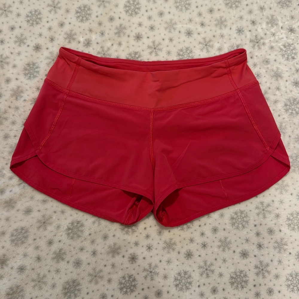 Hot Pink Lululemon Speed Up Shorts